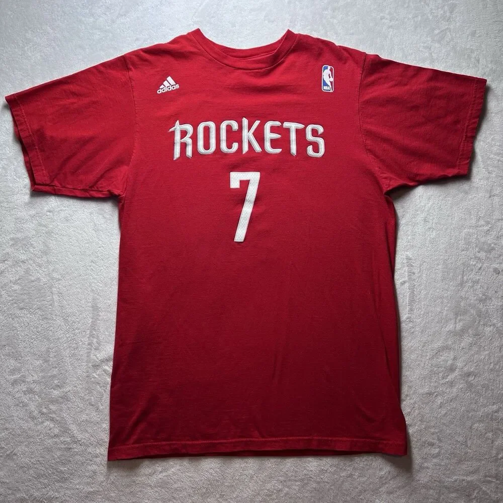 Adidas NBA Houston Rockets Jeremy Lin T-Shirt Size Medium Women